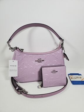 Bundle Coach Teri Shoulder Bag  & Snap Wallet NWT